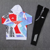 24-25 ARS White Hoodie Tracksuit (卫衣套装)