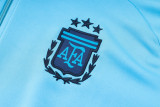 24-25 Argentina Light blue Jacket Tracksuit #A733