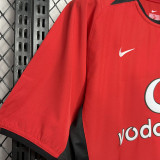 2002-2004 Man Utd Home Retro Soccer Jersey