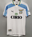 1999-2000 Lazio Centenary White Retro Soccer Jersey
