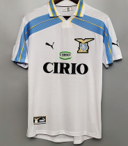 1999-2000 Lazio Centenary White Retro Soccer Jersey