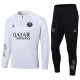 23-24 PSG Light Gray Half Pull Tracksuit (半拉链)