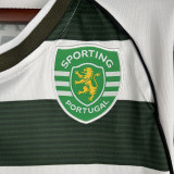 2001-2002 Sporting Lisbon Home Long Sleeve Retro Soccer Jersey (长袖)