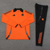24-25 Colombia Orange Half Pull Tracksuit (半拉链)