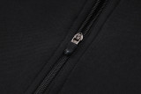 24-25 LIV Black Half Pull Tracksuit (红领半拉链)
