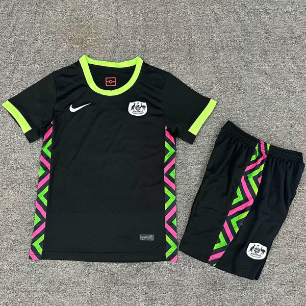 25-26 Australia Away Kids Soccer Jersey