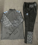 24-25 Malaga Grey Jacket Tracksuit (Pants Have Pocket)