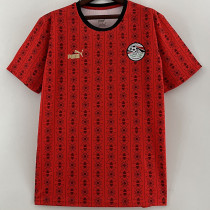 23-24 Egypt Red Fans Soccer Jersey