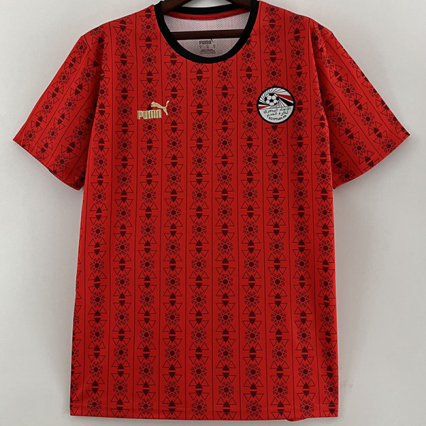 23-24 Egypt Red Fans Soccer Jersey
