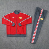 24-25 Man Utd Red Jacket Tracksuit
