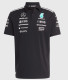 2025 F1 Mercedes Black Polo Racing Suit(有领)