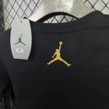 T129 Jordan Black High Quality Casual T-Shirt
