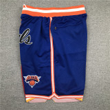 Rockets Knicks Red blue City Edition Top Quality NBA Pocket Pants *火箭拼尼克斯