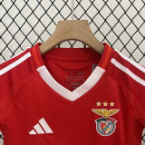 24-25 Benfica Home Kids Soccer Jersey