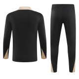 2024 NK Black Kids Half Pull Tracksuit (童装)(半拉链)