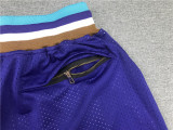 JAZZ Purple City Edition Top Quality NBA Pocket Pants *爵士雪山