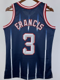 1999-20 ROCKETS FRANCIS #3 Dark Blue Retro Top Quality Hot Pressing NBA Jersey