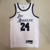 22-23 LAKERS BRYANT #24 White City Edition Top Quality Hot Pressing NBA Jersey