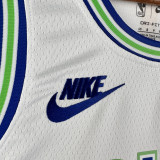 23-24 TIMBERWOLVES ANDERSON #1 White Top Quality Hot Pressing NBA Jersey (Retro Logo)