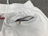 NETS White City Edition Top Quality NBA Pocket Pants #篮网队