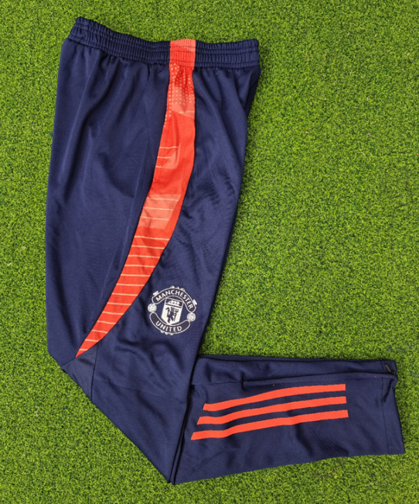 24-25 Man Utd Royal blue Training Long Pants (Have Pocket)