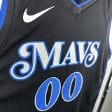 23-24 Dallas Mavericks CHRISTIE #00 Black City Edition Top Quality Hot Pressing NBA Jersey(V领)