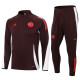 24-25 Bayern Deep Red Half Pull Tracksuit (半拉链)