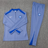24-25 INT Grey Half Pull Tracksuit (半拉链)