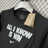 T204 NK Black High Quality Casual T-Shirt #字母