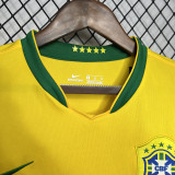 2006 Brazil Home Retro Soccer Jersey