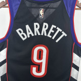 24-25 Raptors BARRETT #9 Purple Retro Top Quality Hot Pressing NBA Jersey