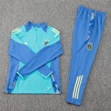 24-25 Ajax Light blue Half Pull Tracksuit (半拉链)