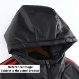 23-24 Sao Paulo FC Black Hooded Cotton Coat Red Edge (红色边) 棉衣