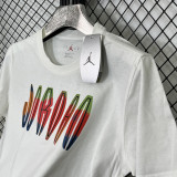 T236 Jordan White High Quality Casual T-Shirt
