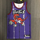 Raptors McGRADY #1 Purple Retro Top Quality Hot Pressing NBA Jersey