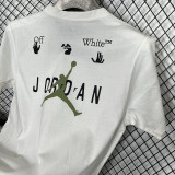 T244 Jordan White High Quality Casual T-Shirt