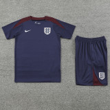 24-25 England Purple Training Short Suit