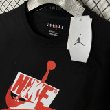 T249 Jordan Black High Quality Casual T-Shirt