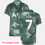 24-25 TOT Third Long Sleeve Player Version Soccer Jersey (长袖球员)