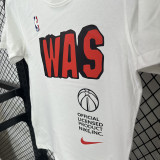 T114 Wizards WAS White High Quality Casual T-Shirt