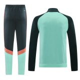 24-25 Bayern Black green Jacket Tracksuit #03