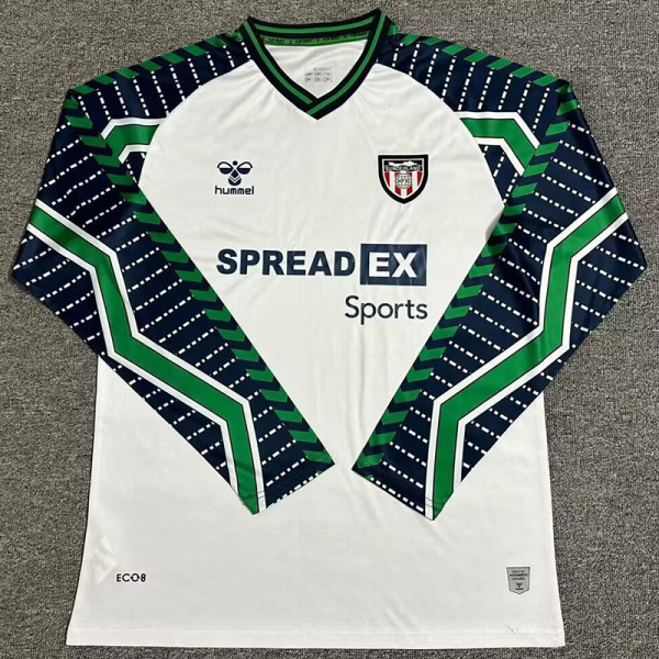 24-25 Sunderland Away Long Sleeve Soccer Jersey (长袖)