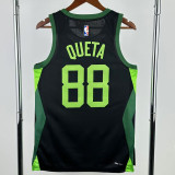 24-25 CELTICS QUETA #88 Black City Edition Top Quality Hot Pressing NBA Jersey