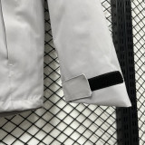 24-25 PSG Jordan Cotton Thickened warm Grey Outdoor Jackets #A805加棉冲锋衣