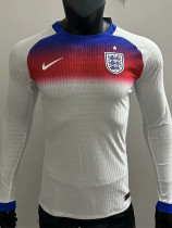 25-26 England W Home Long Sleeve Player Version Soccer Jersey (长袖球员)