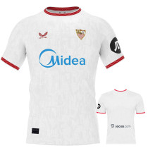 24-25 Sevilla Home Fans Soccer Jersey *Midea