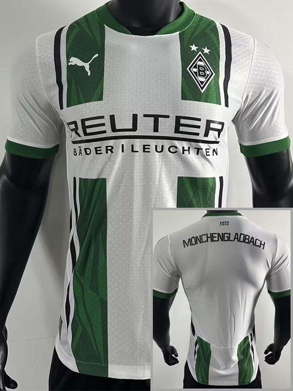 24-25 Monchengladbach Home Player Version Soccer Jersey
