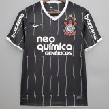 2011-2012 Corinthians Black Retro Soccer Jersey