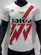 24-25 Rayo Vallecano Home Player Version Soccer Jersey