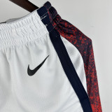 2024 Olympic Game USA White City Edition Top Quality NBA Pants